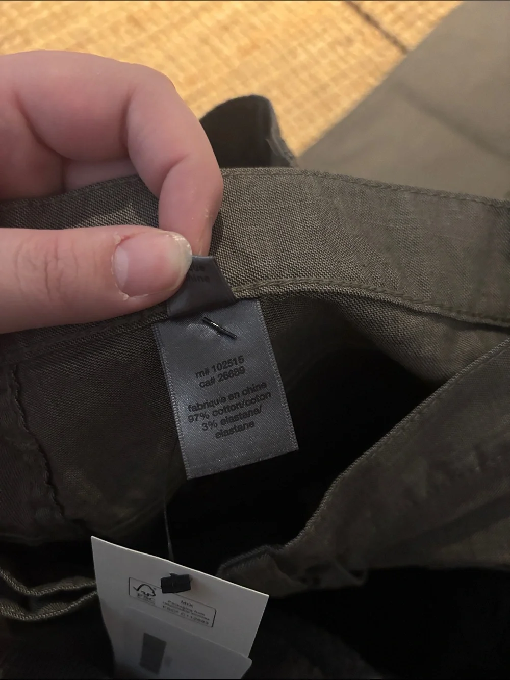 John Varvatos Men's Chinos in Olive